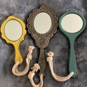 Brand new decorative mirrors. Adorable for a bathroom, kids room or bedroom